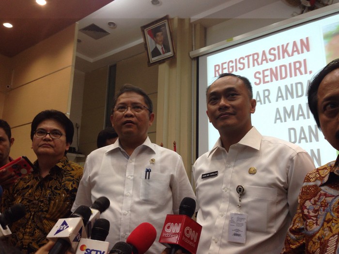 Menkominfo Rudiantara. Foto: Agus Tri Haryanto/inet Menkominfo Rudiantara. Foto: Agus Tri Haryanto/inet