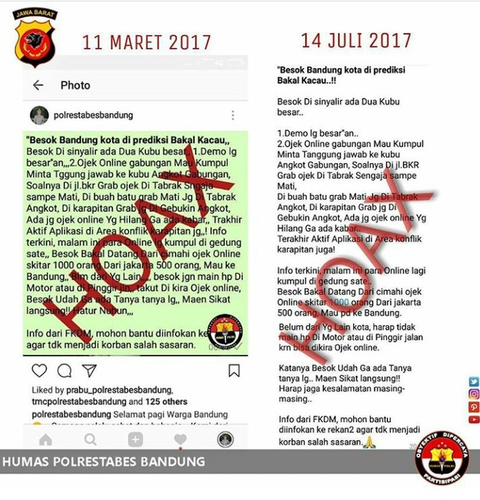 Ojek Online dan Angkot di Bandung akan Bentrok Hari Ini, Benarkah?