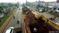 Begini penampakan terkini pembangunan Tol Cimanggis-Cibitung (Cimaci), Rabu (11/10/2017).