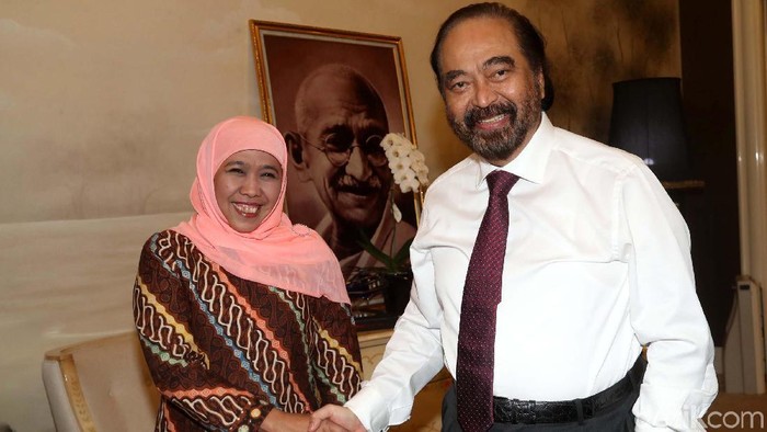 Surya Paloh: Khofifah Masih Malu-malu Kucing, tapi Tegas Siap Nyagub