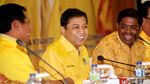Pimpin Rapat Pleno Golkar, Setnov Semringah Banget