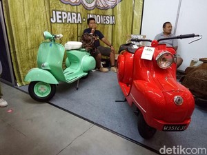 Skuter Jadul dari Mesin Skutik Jepang