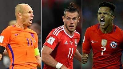 Starting XI Pemain Top yang Absen di Piala Dunia 2018