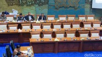 Ini dia penampakan hantu dalam gelaran rapat antara Komisi VI DPR RI dengan PT Jasa Marga Tbk (Persero) dan perbankan. Ardan Adhi Chandra/detikFinance.