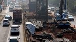 Kondisi Terkini Pembangunan Tol Cimaci di Jalan Transyogi Cibubur