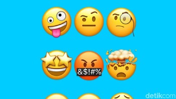 Emoji smile. Foto: Adi Fida Rahman/detikINET