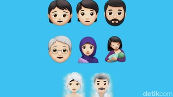 Emoji orang. Foto: Adi Fida Rahman/detikINET