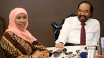 Khofifah Temui Surya Paloh Bahas Pilgub Jatim