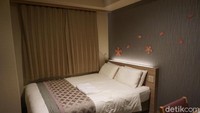 detikTravel memesan 1 kamar di hotel ini akhir pekan lalu. Lewat aplikasi Booking.com, memesan kamar hanya perlu 1-2 kali sentuhan jari tangan. Traveler bisa membayar saat sudah tiba dan check in di hotel (Wahyu/detikTravel)