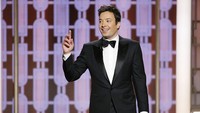 Terakhir, ada presenter Jimmy Fallon yang ikut peduli alam Leuser. Ada banyak sekali nama besar Hollywood yang ikut serta, kamu kapan? (Foto: Getty Images)
