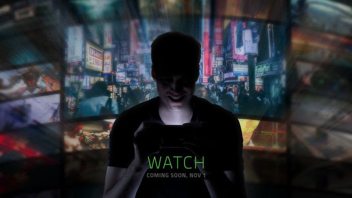 Teaser ponsel Razer. Foto: Razer Teaser ponsel Razer. Foto: Razer