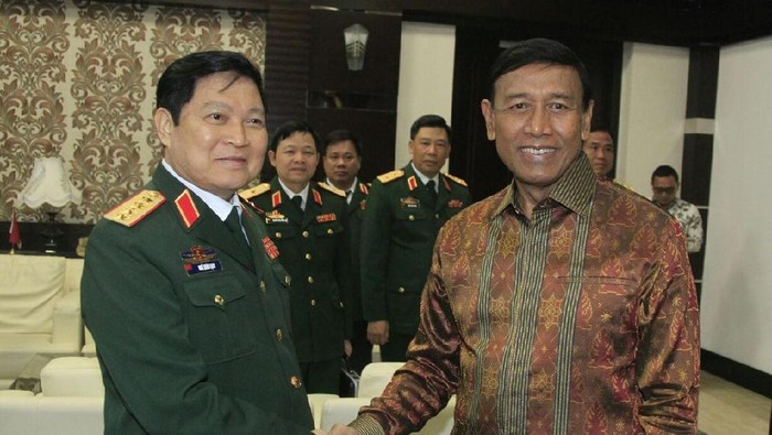 Temui Menhan Vietnam, Wiranto Bahas Isu Pertahanan dan Maritim
