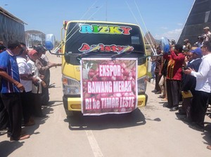 RI Ekspor 30 Ton Bawang Merah NTT ke Timor Leste