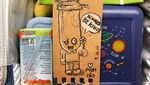 Sweet! Ayah Buat Selipan Gambar di Bekal Anak untuk Menyemangatinya