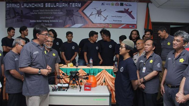 Unsyiah Luncurkan 2 Robot Terbang, Bisa untuk Deteksi Ladang Ganja