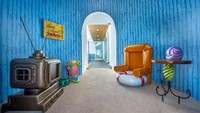 Tidak hanya mirip dari sisi luarnya saja, isi rumah nanas yang ikonik ini juga dibuat persis dengan rumah di kartun Spongebob (Nickelodeon Hotels & Resorts Punta Cana/Facebook)