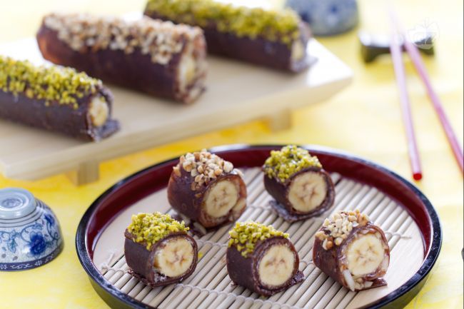 Banana Sushi Camilan Praktis Aneka Topping yang Bisa Banana Sushi Camilan Praktis Aneka Topping yang Bisa