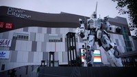 Berbeda dengan patung sebelumnya yang punya seri RX-78-2, patung robot terbaru ini punya seri RX-0 Unicorn dari seri Gundam Unicorn (hmtsutomu/Instagram)