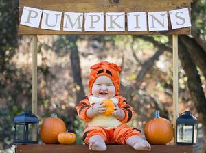Menggemaskan! Saat si Little Pumpkin Menyambut Halloween