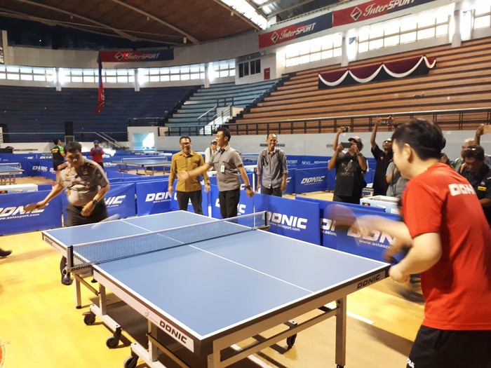 Kapolda Jatim Gelar Kejuaraan Tenis Meja Kapolda Cup 2017
