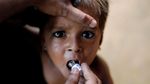 Anak Pengungsi Rohingya Dapat Vaksinasi Kolera