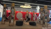 Desain stan-stan negara lain juga tak kalah menarik. Romania misalnya, membuat stan dengan konsep living room. Foto: Ken Yunita/ detikHOT