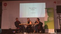 Mona Sylviana dan Zen Hae tampil di Literary Reading di hari pertama Frankfurt Book Fair 2017. Mereka membacakan cuplikan masing-masing bukunya dalam Bahasa Inggris dan Bahasa Indonesia Foto: Ken Yunita/ detikHOT