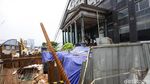 Foto: Penampakan Longsor di Depan Menara Saidah