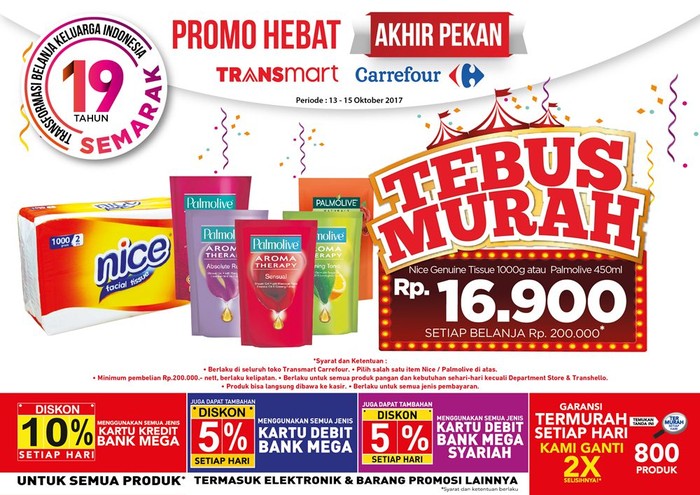 Belanja Rp 200 Ribu Tebus Murah Tisu di Transmart Carrefour