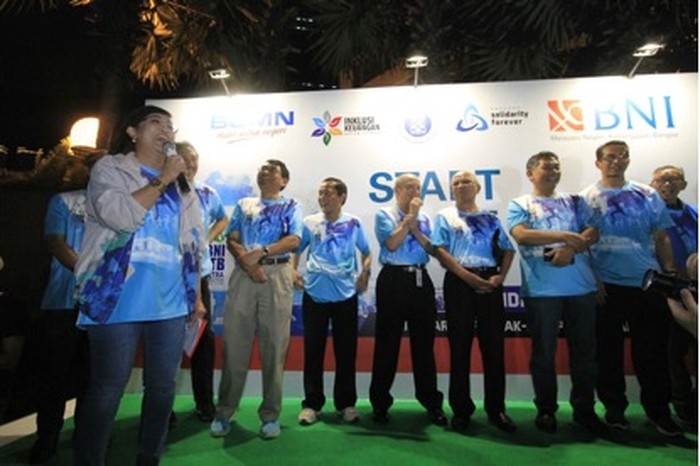 150 Pelari BNI-ITB Ultra Marathon Dilepas dari Kantor BNI
