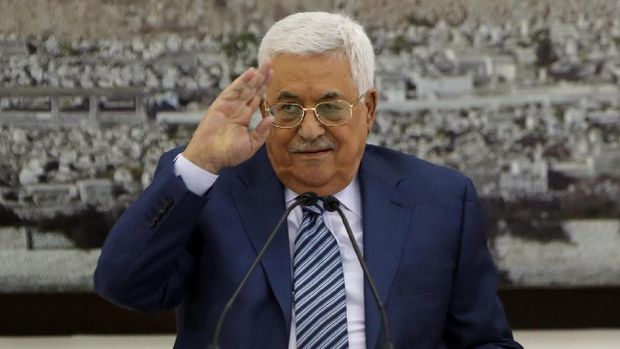 Presiden Palestina Mahmoud Abbas.