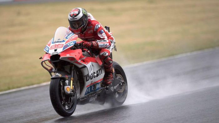 Jorge Lorenzo dalam sesi latihan MotoGP Jepang (Foto: Mirco Lazzari gp/Getty Images) Jorge Lorenzo dalam sesi latihan MotoGP Jepang (Foto: Mirco Lazzari gp/Getty Images)