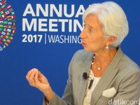 Direktur Pelaksana International Monetary Fund (IMF), Christine Lagarde