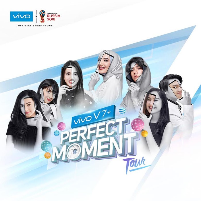 Ada Al Ghazali di Vivo V7+ Perfect Moment Tour ITC Roxy Mas