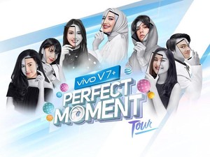 Ada Al Ghazali di Vivo V7+ Perfect Moment Tour ITC Roxy Mas
