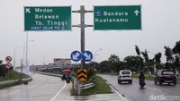 Dua ruas tol Trans Sumatera Medan-Binjai seksi 2 dan 3 (Helvetia-Binjai) sepanjang 10,46 km dan Medan-Kualanamu-Tebing Tinggi seksi 2-6 (Parbarakan-Sei Rampah) sepanjang 41,65 km.