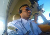 Salah satu siswa sekolah pilot asal Papua