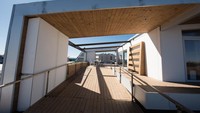 Sinatra Living buatan mahasiswa University of Nevada, Las Vegas. Rumah yang terletak di Las Vegas ini mendapat banyak pasokan matahari. Istimewa/inhabitat.