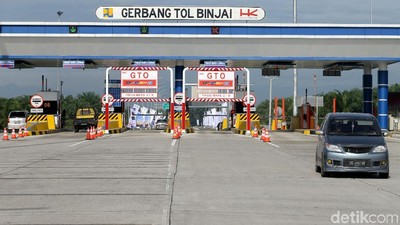 Menjajal Tol Medan-Binjai yang Baru Diresmikan Jokowi