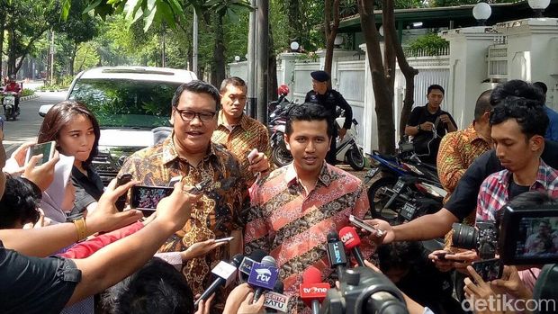  Bupati Trenggalek Emil Dardak usai bertemu Megawati Soekarnoputri, Sabtu (14/10/2017)