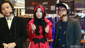Total ada empat tim yang beradu di babak grand final, yakni Saudara eSports Glorious, Saudara eSports, EVOS.AOV, dan RRQ Nova. Foto: detikINET/Muhammad Alif Goenawan