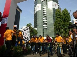 Tour de Singkarak 2017 Gelar Acara Launching di Car Free Day Jakarta