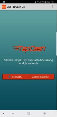 Aplikasi TapCash Go dari BNI (Foto: dok. BNI)