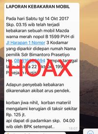 Mobil Milik Pria yang Berkelahi dengan TNI Terbakar, Benarkah?