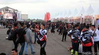 Beragam jenis motor datang ke HBD 2017 mulai dari motor lama hingga baru bertemu di HBD 2017 ini. Khairul Imam Ghozali/detikOto.