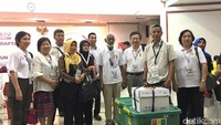 Partai Bhinneka mendaftar ke KPU 15 Oktober 2017 (Foto: Azzahra Nabilla/detikcom)
