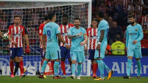 Barcelona akan menjamu Atletico Madrid di Camp Nou.