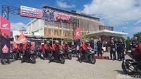 PT Astra Honda Motor (AHM) mengajak awak media nasional menjajal All New Honda CBR250RR menuju Perayaan puncak Honda Bikers Day (HBD) 2017. Khairul Imam Ghozali/detikOto.