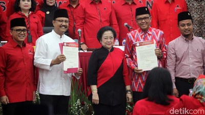 PDIP Umumkan Cagub Jatim dan Sulsel 2018