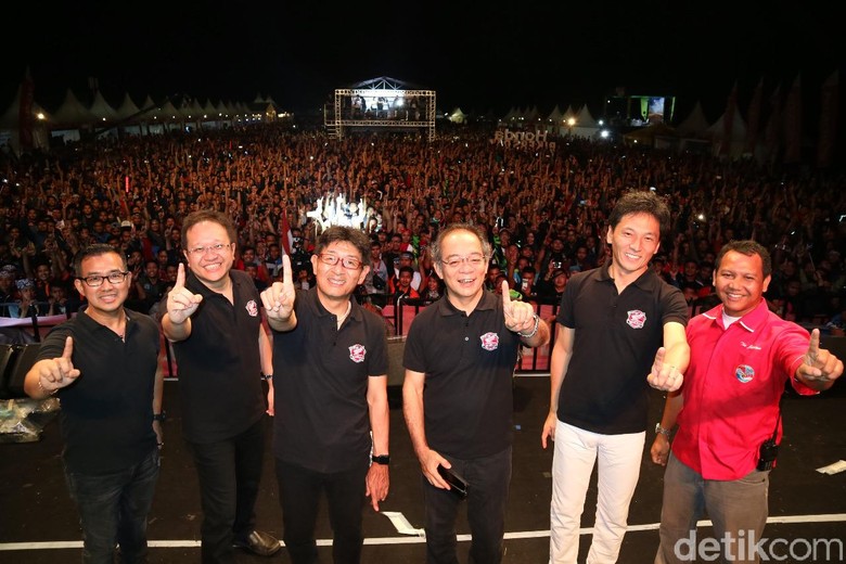 Direksi Honda di acara Honda Bikers Day 2017 (Foto:Dok. Honda) Direksi Honda di acara Honda Bikers Day 2017 (Foto:Dok. Honda)
